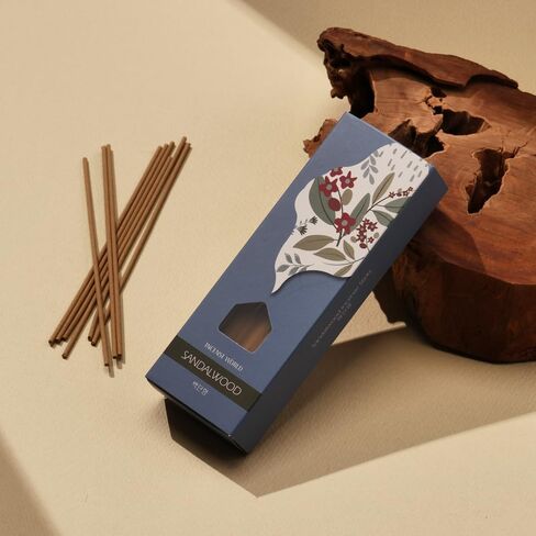 أعواد البخور Incense World، جودة ممتازة، عصا البخور الكورية، روائح طبيعية 100%، 120 عودًا (خشب الصندل) بني / أخضر in Kuwait