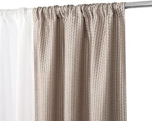 مجموعة لوحات شفافة من Sunclipse مكونة من 4 قطع من الغرز المفتوحة وستارة النافذة الصلبة، رمادي داكن، 37 بوصة × 63 بوصة in Kuwait