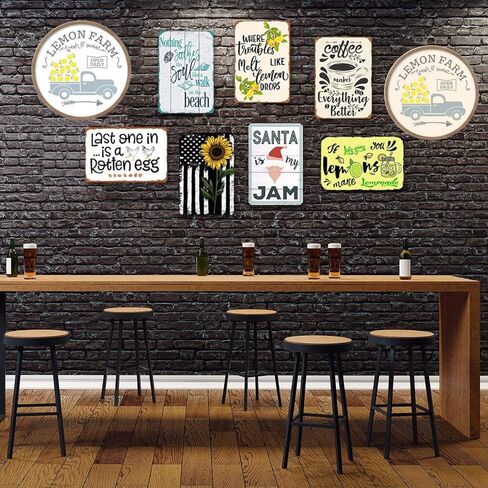 جديد خمر ريترو معدن القصدير تسجيل وعاء جراد البحر الطازجة من ماين جراد البحر المنزل المرآب بار نادي فندق جدار ديكور علامات 12X8 بوصة in Kuwait