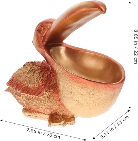صينية مفاتيح من Beaupete صينية مجوهرات مزخرفة بزهرة البحيلان كبيرة الفم منظم المفاتيح خزانة ديكور مدخل حلية طبق هووسورمينغ هدية ذهبية in Kuwait