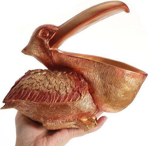 صينية مفاتيح من Beaupete صينية مجوهرات مزخرفة بزهرة البحيلان كبيرة الفم منظم المفاتيح خزانة ديكور مدخل حلية طبق هووسورمينغ هدية ذهبية in Kuwait