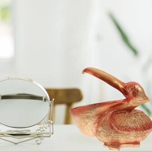 صينية مفاتيح من Beaupete صينية مجوهرات مزخرفة بزهرة البحيلان كبيرة الفم منظم المفاتيح خزانة ديكور مدخل حلية طبق هووسورمينغ هدية ذهبية in Kuwait