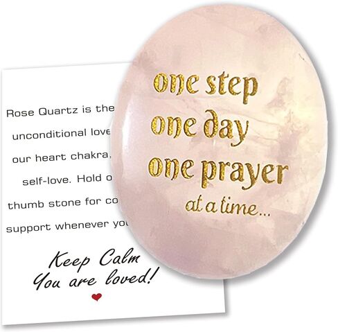 هدايا ملهمة ملهمة من كريستال شقرا الكريستالي المهدئ وأحجار الشفاء من الكوارتز الوردي للنساء والرجال in Kuwait