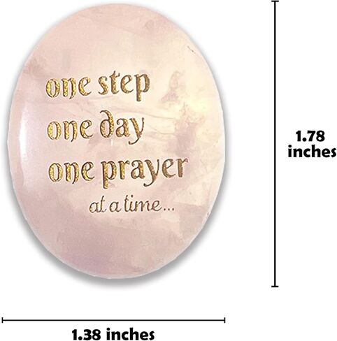 هدايا ملهمة ملهمة من كريستال شقرا الكريستالي المهدئ وأحجار الشفاء من الكوارتز الوردي للنساء والرجال in Kuwait