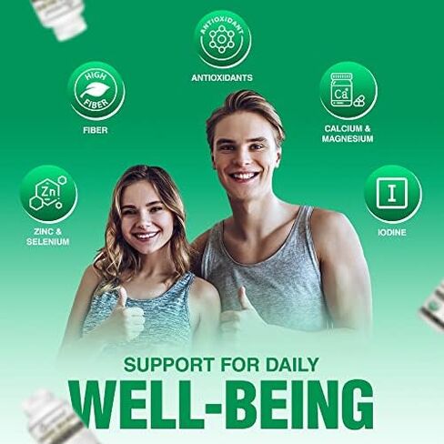 O NUTRITIONS Sea Moss Gummies مع Sea Moss 3000mg، زيت الحبة السوداء 2000mg، Ashwagandha 1000mg، الكركم 1000mg، Bladderwrack 1000mg (USDA Organic SEA Moss-1 Pack) in Kuwait