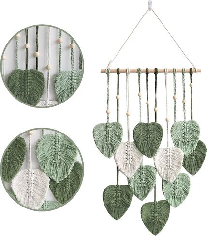 SVICCOOKQ Macrame Wall Hanging,Macrame Wall Decor,31.5"x15.7"Boho Macrame Wall Hanging Decorations for Bedroom, Living Room in Saudi Arabia