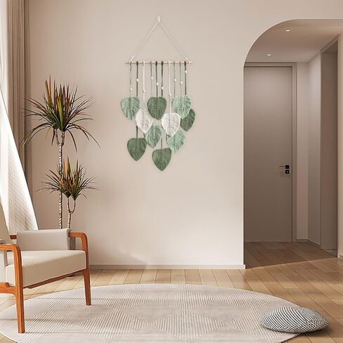 SVICCOOKQ Macrame Wall Hanging,Macrame Wall Decor,31.5"x15.7"Boho Macrame Wall Hanging Decorations for Bedroom, Living Room in Saudi Arabia
