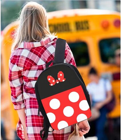 TUOYITAI Cartoon Backpack 3 Piece Set Girls Adults 17" Backpacks with Lunch Box Pencil Case School Travel Daypack 17 Inch in Saudi Arabia