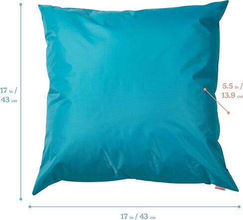 ECR4Kids Floor Pillow Set, 17in, Flexible Seating, Assorted, 6-Piece in Saudi Arabia