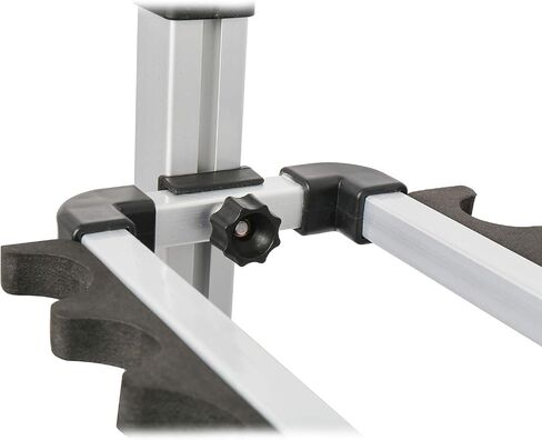 NovelBee Aluminum Alloy 24 Fishing Rod Rack Fishing Rod Pole Holder Stand Storage Tool for All Types of Fishing Rods (Black) in Saudi Arabia
