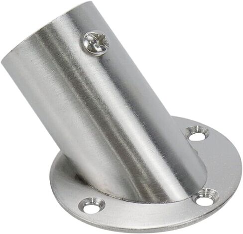 سيدين 4 قطع من الفولاذ المقاوم للصدأ للقارب البحري تركيبات الدرابزين 45 درجة دعامة قضيب زاوية الدش، دعامات قضيب ستارة الحمام in Kuwait