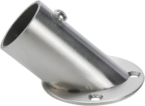 سيدين 4 قطع من الفولاذ المقاوم للصدأ للقارب البحري تركيبات الدرابزين 45 درجة دعامة قضيب زاوية الدش، دعامات قضيب ستارة الحمام in Kuwait