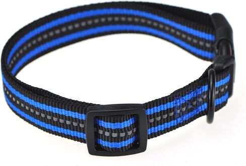 Mile High Life | Reflective Dog Collar Leash Set | Small Dog Collar Leash Set | Medium Dog Collar Leash Set | Adjustable Collar Leash Set (Reflective Solid Limegreen, Medium (Pack of 2)) in Kuwait
