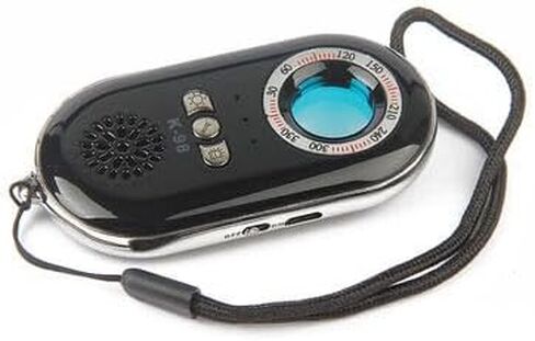 كاشف كاميرا مخفية مضاد للتجسس بالاشعة تحت الحمراء من كاجوان، منبه شخصي محمول 3 في 1 للدفاع عن الطوارئ مع مصباح يدوي LED صغير للمنزل والفندق والسفر وصندوق الامان in Kuwait