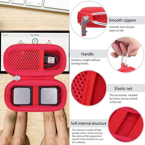 استبدال حافظة Khanka الصلبة لجهاز AliveCor Kardia Mobile ECG/KardiaMobile 6L EKG in Kuwait