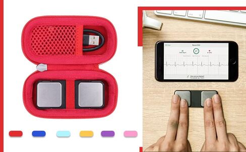 استبدال حافظة Khanka الصلبة لجهاز AliveCor Kardia Mobile ECG/KardiaMobile 6L EKG in Kuwait