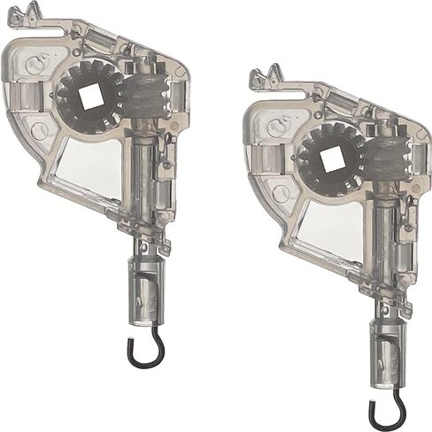 2 قطعة خطاف آلية الإمالة لـ 2 "ستائر أفقية منخفضة المستوى اتصال عصا الميل مع تروس مربعة الشكل ملحقات ستائر السكك الحديدية المنخفضة in Kuwait