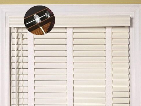 2 قطعة خطاف آلية الإمالة لـ 2 "ستائر أفقية منخفضة المستوى اتصال عصا الميل مع تروس مربعة الشكل ملحقات ستائر السكك الحديدية المنخفضة in Kuwait