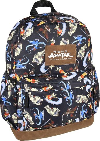 Nickelodeon Avatar The Last Airbender Character Aang Katara Appa Zuko Cartoon All Over Print Backpack in Saudi Arabia