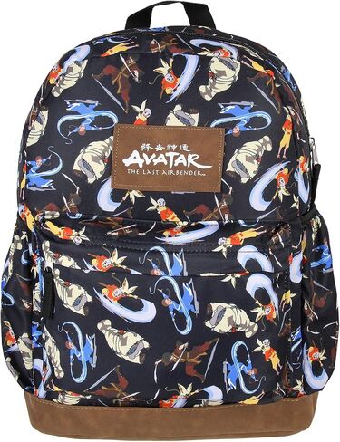 Nickelodeon Avatar The Last Airbender Character Aang Katara Appa Zuko Cartoon All Over Print Backpack in Saudi Arabia