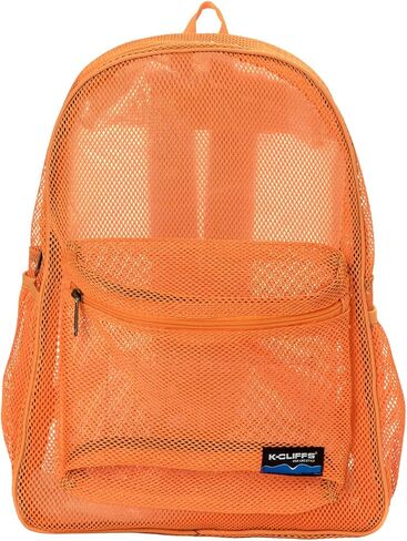 NiceAndGreat Heavy Duty Classic Student Mesh Backpack | Padded Straps | Red in Saudi Arabia
