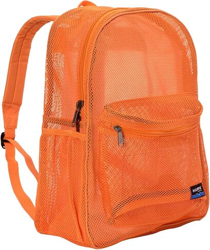 NiceAndGreat Heavy Duty Classic Student Mesh Backpack | Padded Straps | Red in Saudi Arabia