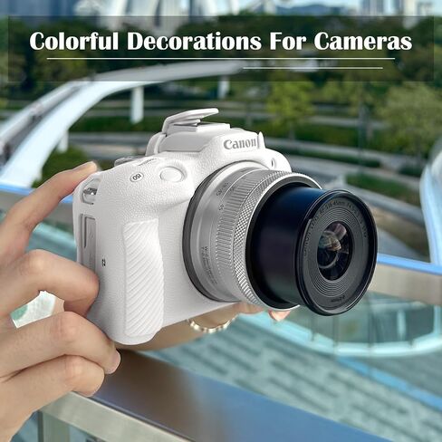 حافظة كاميرا Easy Hood R50 R100، غطاء حماية للكاميرا بأزرار لكاميرا Canon EOS R50 / R100 بدون مرآة، حافظة من السيليكون الناعم غطاء حقيبة جلد الجسم خفيف الوزن وردي in Kuwait