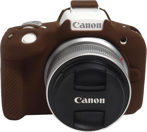 Easy Hood R50 R100 Camera Case, Buttons Marking Protective Camera Cover for Canon EOS R50 / R100 Mirrorless Vlogging Camera, Soft Silicone Case Lightweight Body Skin Bag Cover Pink in Kuwait