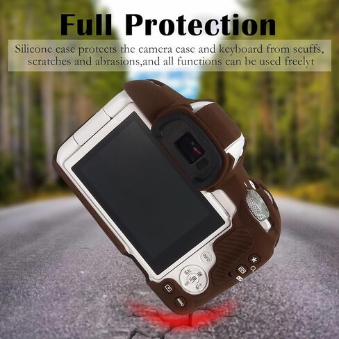 Easy Hood R50 R100 Camera Case, Buttons Marking Protective Camera Cover for Canon EOS R50 / R100 Mirrorless Vlogging Camera, Soft Silicone Case Lightweight Body Skin Bag Cover Pink in Kuwait