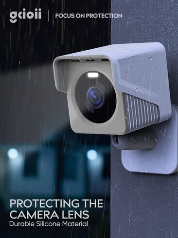 جلود السيليكون الواقية من Gcioii فقط لكاميرا Wyze Cam OG، حافظة واقية شاملة مقاومة للماء ومضادة للشمس وملحقات غطاء للاستخدام الداخلي والخارجي (عبوتان باللون الأبيض) in Kuwait
