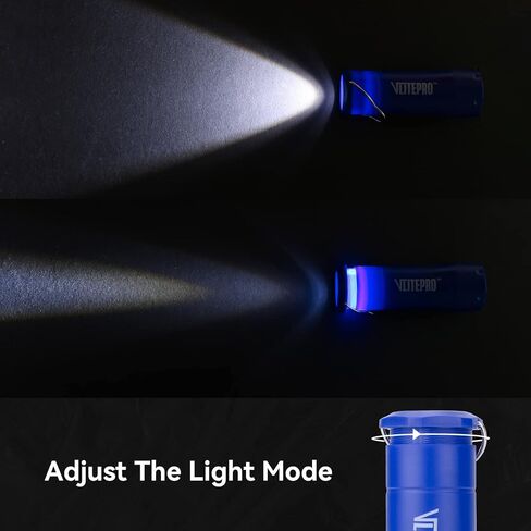 مصباح يدوي صغير للتخييم من Vlitepro، 4 مصابيح LED قابلة للتكبير، شعلة تعمل ببطارية AAA مع خطاف، ضوء طوارئ لإمدادات الأعاصير، خارجي، ضوء ليلي، البطاريات متضمنة، أخضر in Kuwait