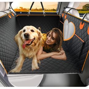 موسع المقعد الخلفي للكلاب من بانبانجو، غطاء مقعد سيارة للكلاب مع قاعدة صلبة، واقي المقعد الخلفي للكلاب في السيارة، أرجوحة للكلاب في السيارة والشاحنات وسيارات الدفع الرباعي وسرير التخييم والسفر (أسود) in Kuwait