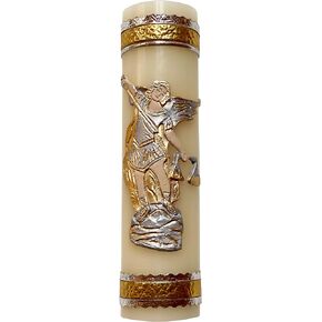 Archangel Michael Handmade Candle Protection Angel Cirio Vela de San Miguel Arcángel