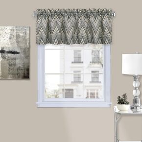 Achim Home Furnishings، ستارة نافذة Avery باللون الأزرق الجليدي، مقاس 58 بوصة × 14 بوصة in Kuwait