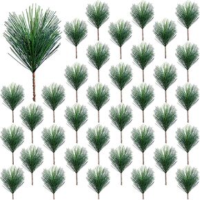 70 Pieces Artificial Pine Needles Branches 3.9 x 3.1 Inches Small Pine Twigs Stems Picks Green Plants Pine Needles Fake Greenery Pine Picks for Christmas Garland Wreath Holiday Garden Decoration in Saudi Arabia