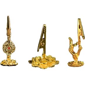 TOPBATHY 3 Pcs Incense Holder Clip Buddha Hand Lotus Incense Coil Clamp Incense Ash Holder Tabletop Decorative Ornament Gift for Home Office in Kuwait