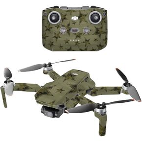 MightySkins متوافقة مع طائرة DJI Mini 2 المحمولة بدون طيار - باتريوت | غطاء ملتف واقٍ ومتين وفريد ​​من نوعه من الفينيل | سهل التطبيق والإزالة وتغيير الأنماط | صنع في الولايات المتحدة الأمريكية