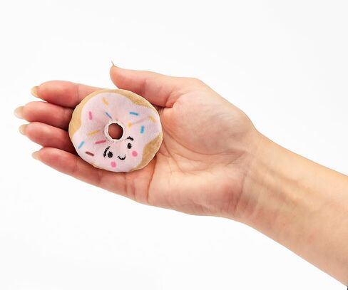 Giftcraft Pocket Hug with Gift Box, Sentimental Gift Box with Plush Gift, Pocket Size Gift, Keepsake Box, Thoughtful, Shelf Decor, Cute Home Decor, Plush Toy – Donut in Kuwait
