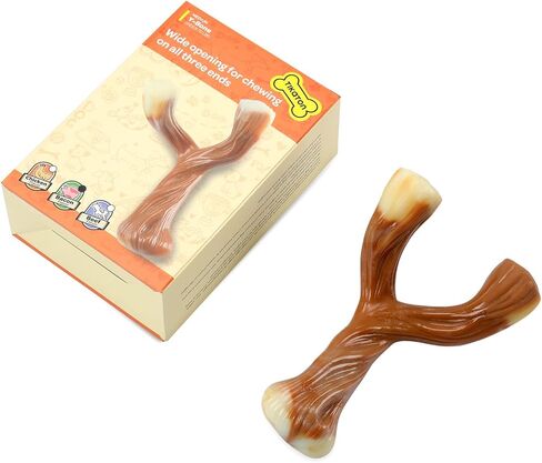 لعبة مضغ الكلب المتينة Y-Bone من Tikaton للمضغ العدواني، نكهة لحم الخنزير المقدد، كبيرة in Kuwait