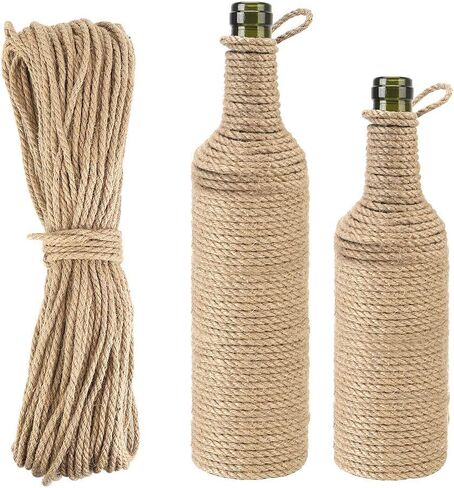 حبل السيزال الطبيعي للقطط لاستبدال شجرة عمود الخدش، حبل القنب لإصلاح الخدش بنفسك، حبل لشجرة القطط والبرج، 164 قدمًا in Kuwait