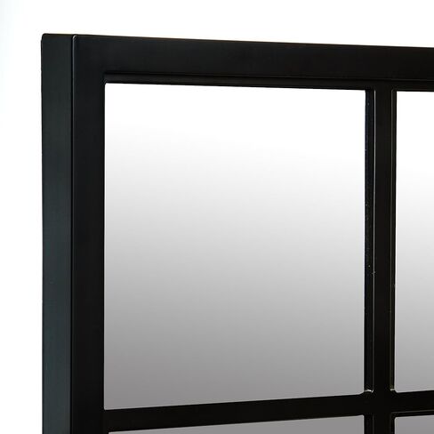 Patton Wall Decor 23x30 Classic Black Windowpane Mirror in Kuwait