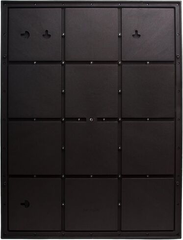 Patton Wall Decor 23x30 Classic Black Windowpane Mirror in Kuwait