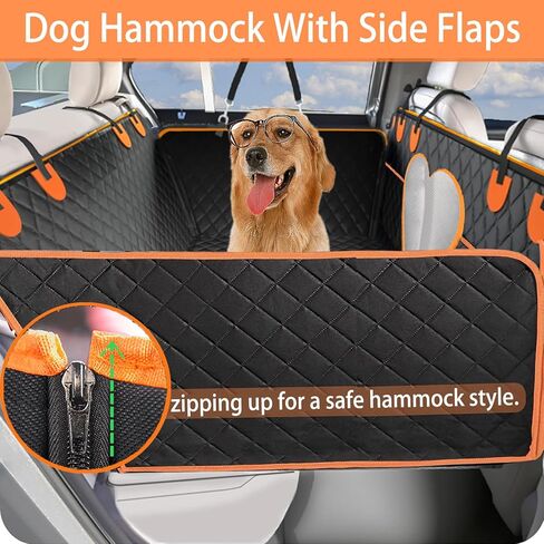 موسع المقعد الخلفي للكلاب من بانبانجو، غطاء مقعد سيارة للكلاب مع قاعدة صلبة، واقي المقعد الخلفي للكلاب في السيارة، أرجوحة للكلاب في السيارة والشاحنات وسيارات الدفع الرباعي وسرير التخييم والسفر (أسود) in Kuwait