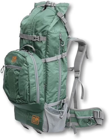K9 Sport Sack | Kolossus Dog Carrier Backpack for Small and Medium Pets | Front Facing Adjustable Dog Backpack Carrier | Fully Ventilated | Veterinarian Approved (XX-Large, Kolossus - Green) in Kuwait