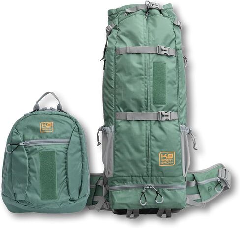 K9 Sport Sack | Kolossus Dog Carrier Backpack for Small and Medium Pets | Front Facing Adjustable Dog Backpack Carrier | Fully Ventilated | Veterinarian Approved (XX-Large, Kolossus - Green) in Kuwait