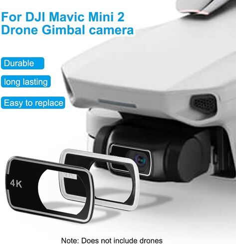 عدسة كاميرا Gimbal BWWNBY سهلة التركيب مضادة للخدش وعدسة كاميرا Gimbal لكاميرا DJI Mavic Mini 2 Drone Gimbal (أسود) in Kuwait
