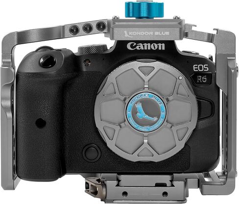 قفص كامل من KONDOR Blue R5/R6/R Arca بدون مقبض علوي متوافق مع Canon | فضاء رمادي in Saudi Arabia