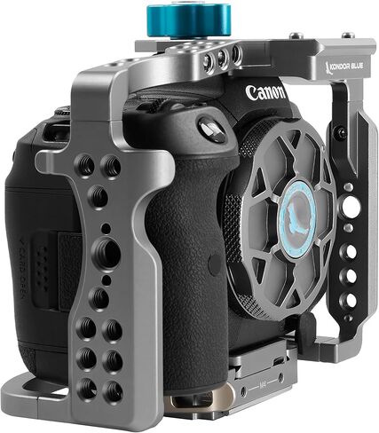 قفص كامل من KONDOR Blue R5/R6/R Arca بدون مقبض علوي متوافق مع Canon | فضاء رمادي in Saudi Arabia