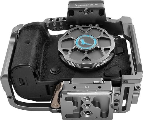 قفص كامل من KONDOR Blue R5/R6/R Arca بدون مقبض علوي متوافق مع Canon | فضاء رمادي in Saudi Arabia
