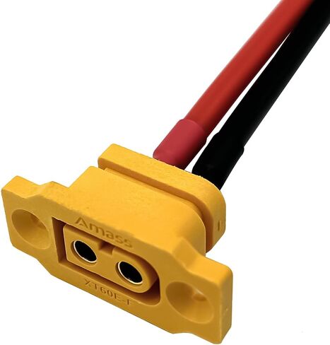 2 قطعة XT60EW-M XT60 ذكر كابل ضفيرة XT60 لوحة جبل موصل مع 30 سنتيمتر 12AWG كابل ل RC الطائرة بدون طيار الطائرات FPV سباق بدون طيار in Saudi Arabia
